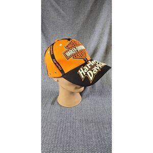 Vintage Harley Davidson “Top Of The Line” Spellout Hat-Rare